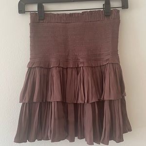 Mauve mini skirt NWOT
